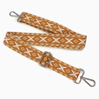 Colorful Adjustable Bag Strap, Brown– 4 cm Wide