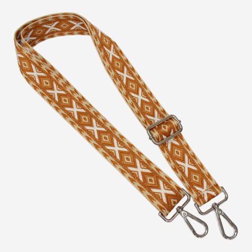 Colorful Adjustable Bag Strap, Brown– 4 cm Wide