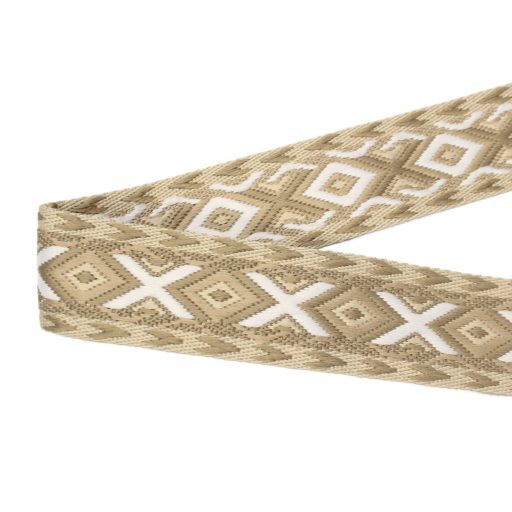 Beige Woven Webbing for Bags, 38 mm