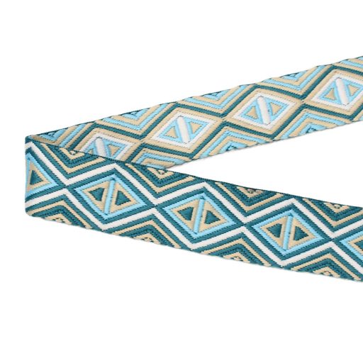 Turquoise Coloured Bag Webbing, 38 mm