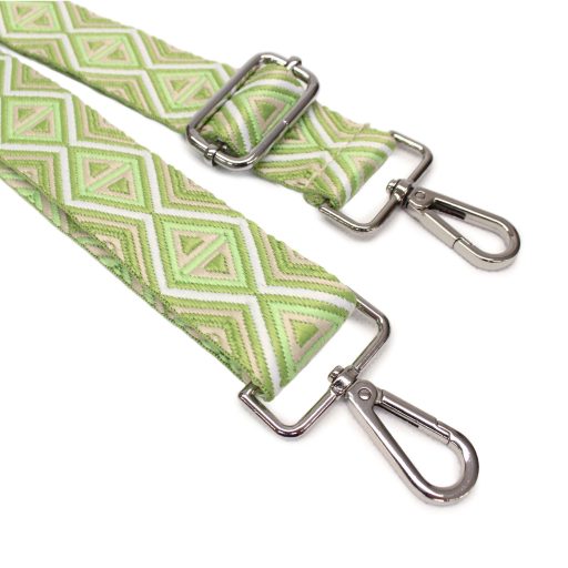 Colorful Adjustable Bag Strap, Green– 4 cm Wide