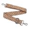 Colorful Adjustable Bag Strap, Brown– 4 cm Wide