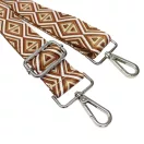Colorful Adjustable Bag Strap, Brown– 4 cm Wide