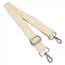 Colorful Adjustable Bag Strap, Beige – 4 cm Wide