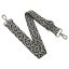Colorful Adjustable Bag Strap, Black– 4 cm Wide