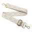 Colorful Adjustable Bag Strap, Beige Gold– 4 cm Wide