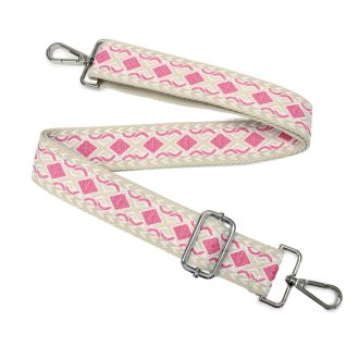 Stylish Colorful Bag Strap Pink – 4 cm Wide, Adjustable
