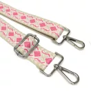 Stylish Colorful Bag Strap Pink – 4 cm Wide, Adjustable