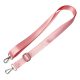 Pink satin bag strap 1 inch wide
