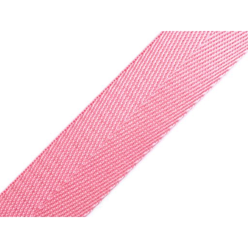 Pink satin bag strap 1 inch wide