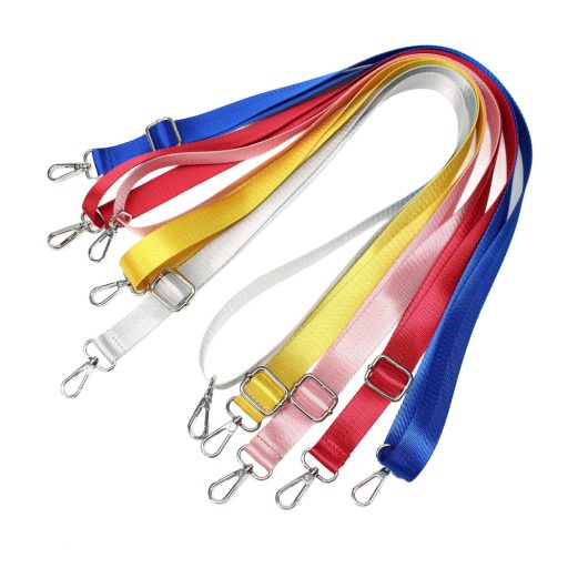 Red satin bag strap 1 inch wide