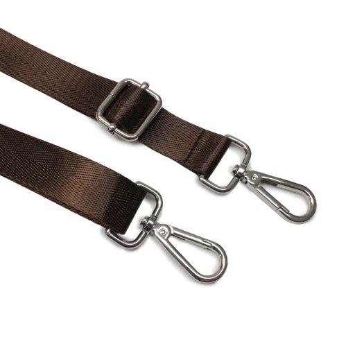 brown satin bag strap 