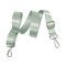 Green satin bag strap 