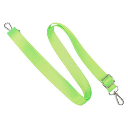 Green satin bag strap 