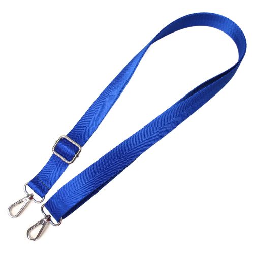 Royal blue satin bag strap 1 inch wide