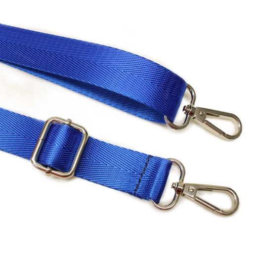 Royal blue satin bag strap 1 inch wide