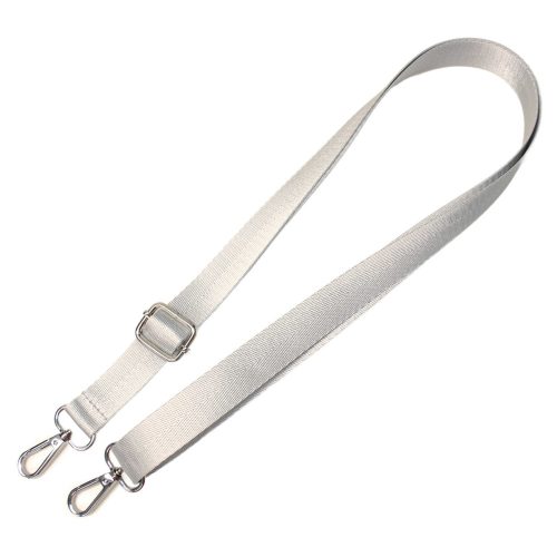Light grey satin bag strap 1 inch wide
