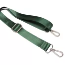 Green satin bag strap 