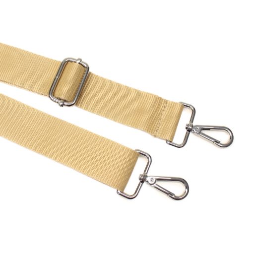 Beige detachable bag strap, 4 cm - 1,5" wide