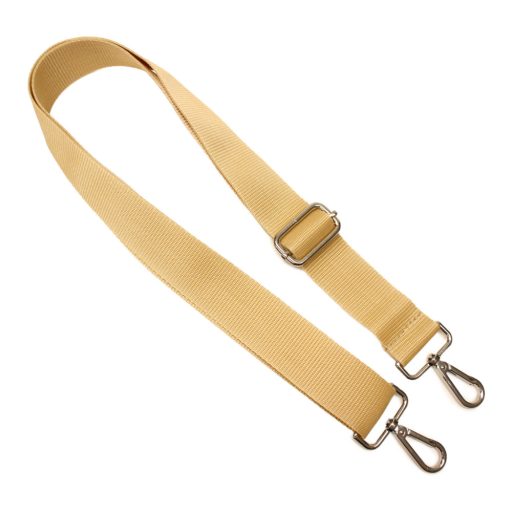 Beige detachable bag strap, 4 cm - 1,5" wide