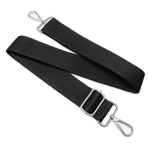 bag shoulder strap black 40 mm, nickel
