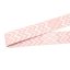 Pink White, geometric patterned Woven Webbing, 50 mm