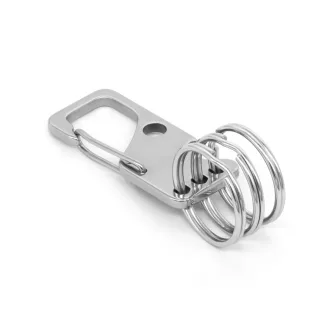Multifunctional Carabiner with Key Rings & Bottle Opener