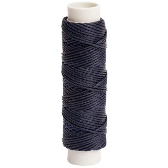 Fine Waxed Thread Dark Blue