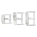 Stainless Steel Watch Strap Buckles, 20 mm