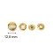 Heavy-Duty KAPPA Snap Fastener, Gold colour, 12,5 mm
