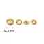 Heavy-Duty KAPPA Snap Fastener, Gold colour, 12,5 mm