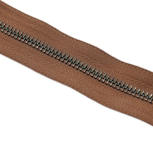 Standard YKK Zipper, Brown, Antique, T5