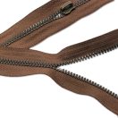 Standard YKK Zipper, Brown, Antique, T5