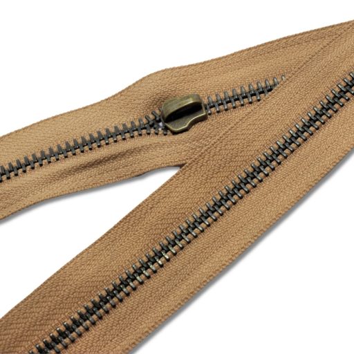 Standard YKK Zipper, Beige, Antique, T5