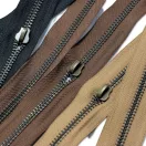 Standard YKK Zipper, Beige, Antique, T5