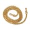 Round Handbag Chain Gold,  with Carabiners, 120 cm