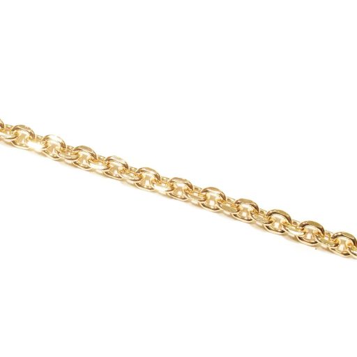 Round Handbag Chain Gold,  with Carabiners, 120 cm