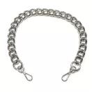 Handbag Strap Chain with Giant Links, Nickel, 60 cm