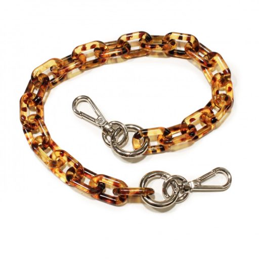 Handbag Strap Chain with Giant Links, Nickel, 55 cm