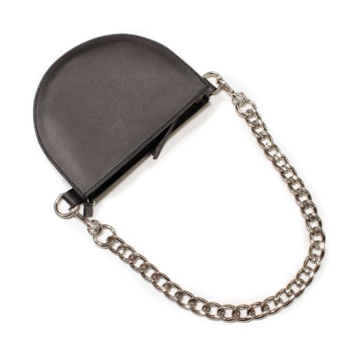 Handbag Strap Chain with Giant Links, Nickel, 55 cm