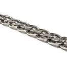 Handbag Strap Chain with Giant Links, Nickel, 55 cm