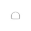 Welded Steel D-Ring – 20 mm, Silver Finish