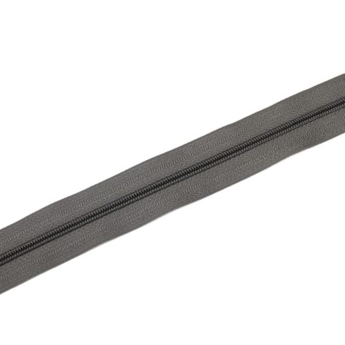 Grey Plastic Spiral Zipper, RT0