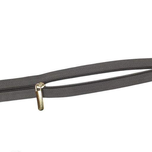 Grey Plastic Spiral Zipper, RT0