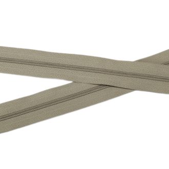 Beige Plastic Spiral Zipper, RT0