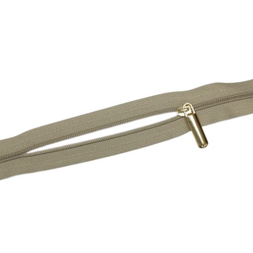 Beige Plastic Spiral Zipper, RT0
