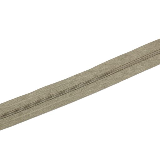 Beige Plastic Spiral Zipper, RT0