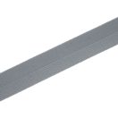 Thick elastic bias binding, 23 mm, grey