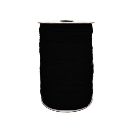 Elastic bias binding, 20 mm, black
