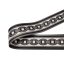 Black White Satin Webbing, 50 mm